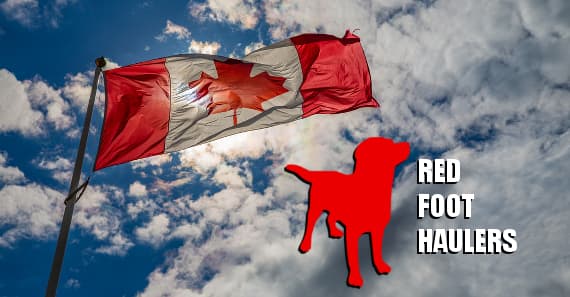 Red Foot Haulers shipping process