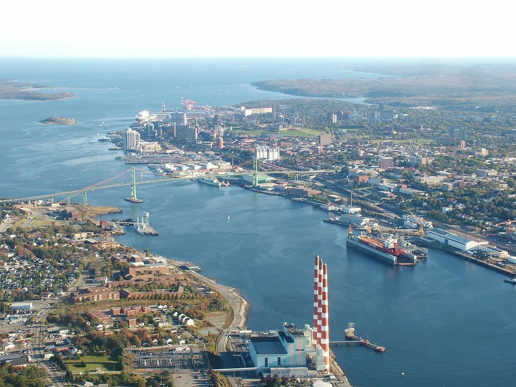 Vancouver to Halifax container shipping route