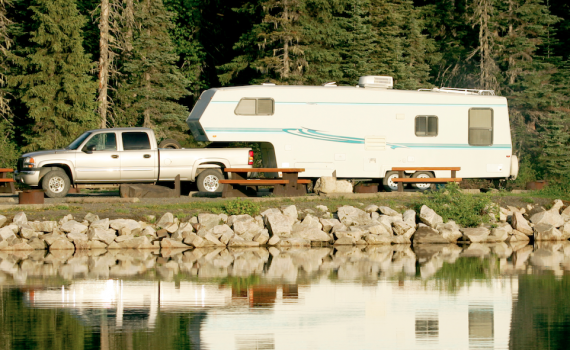 Motorhome Shipping Truck